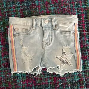 Hudson Jeans Girls Denim Shorts size 2T